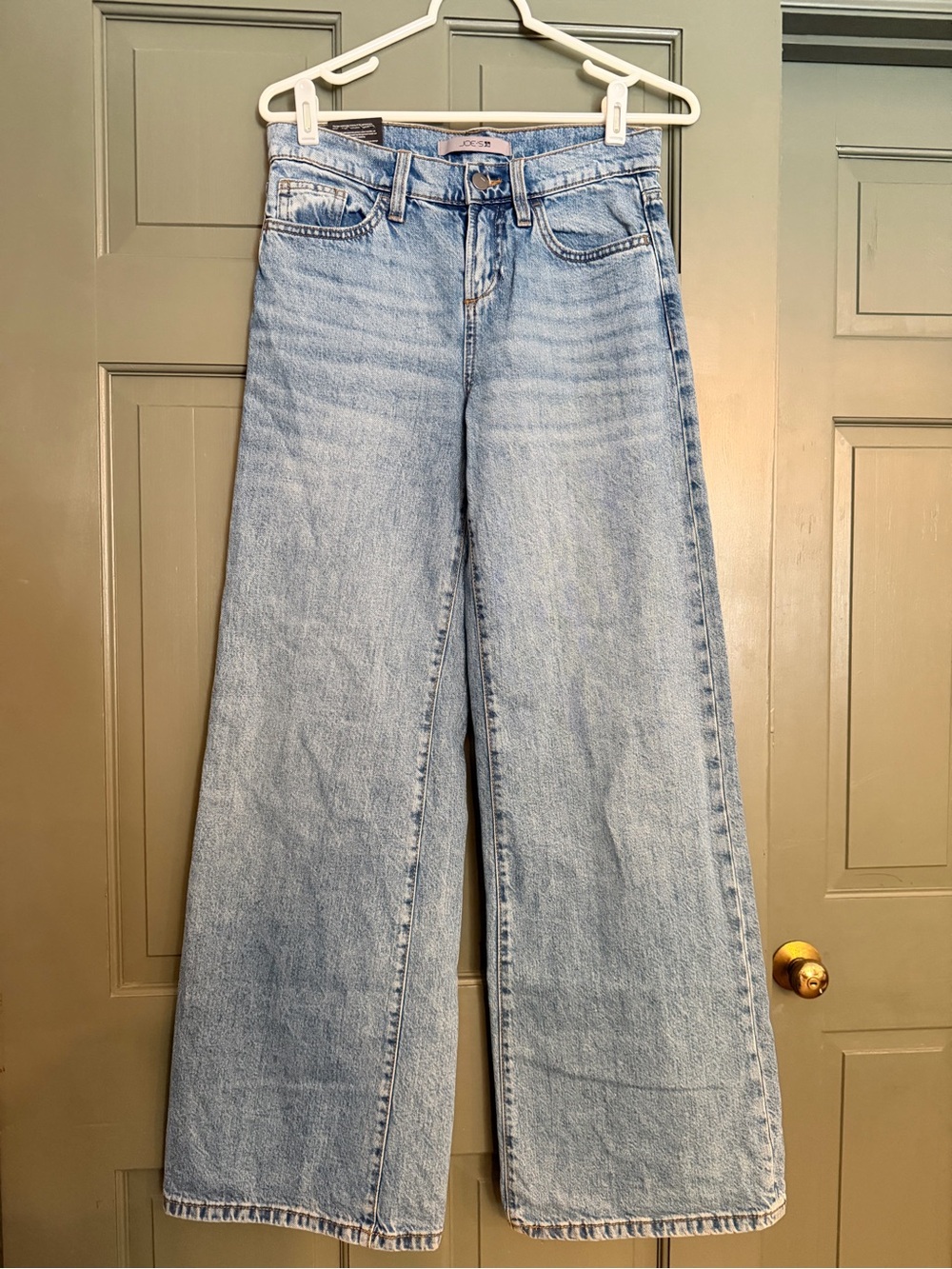 Joe's low ride wide leg Hanoi pants 25 (read description)